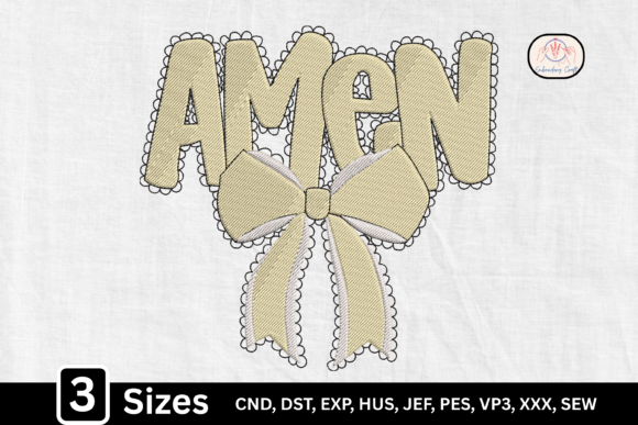 Download Christian Faith Coquette Bow Amen - Premium Resources
